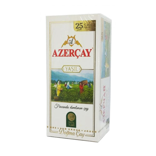 картинка Чай зеленый в пакетиках "Азерчай" (Азербайджан) 50г. (25х2г.) – Prostor.ae