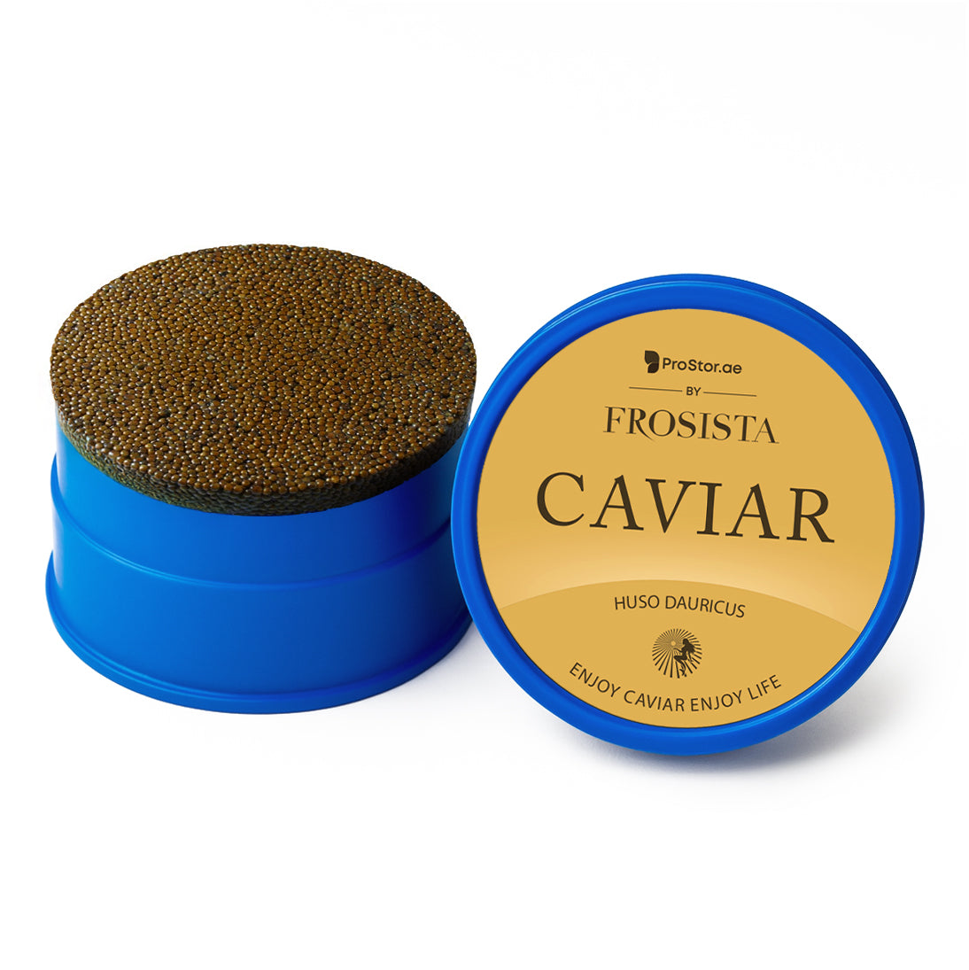 Black Sturgeon Caviar "Royal Kaluga" (salt: 3.2%). ProStor.ae by Frosista ~1kg