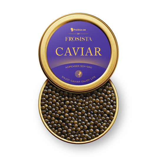 Black Sturgeon Caviar "Royal Imperial" (salt: 3.2%). ProStor.ae by Frosista 250g
