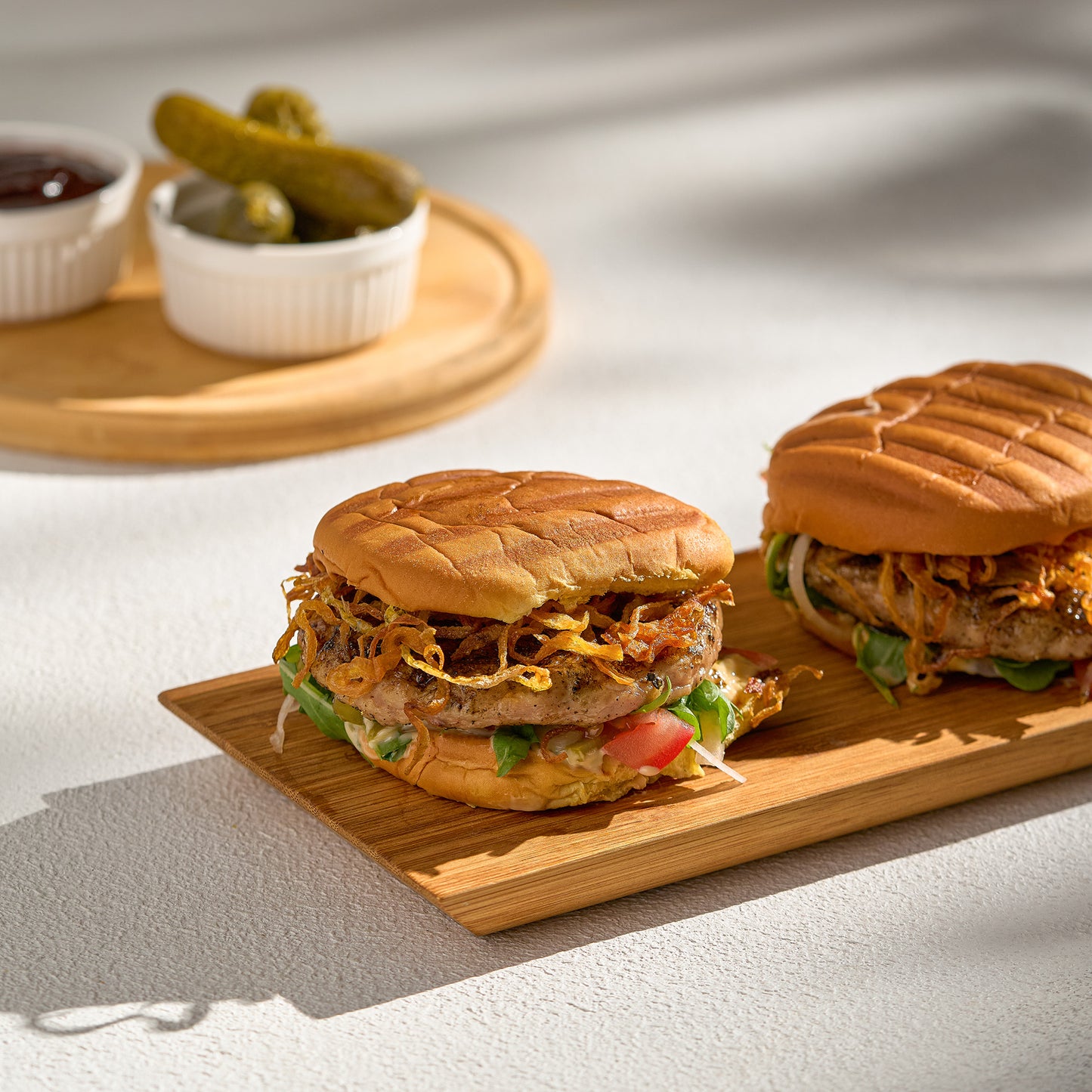 Turkey Thigh Burger Patty "Classic" (chilled) Halal Indilight 200g.
