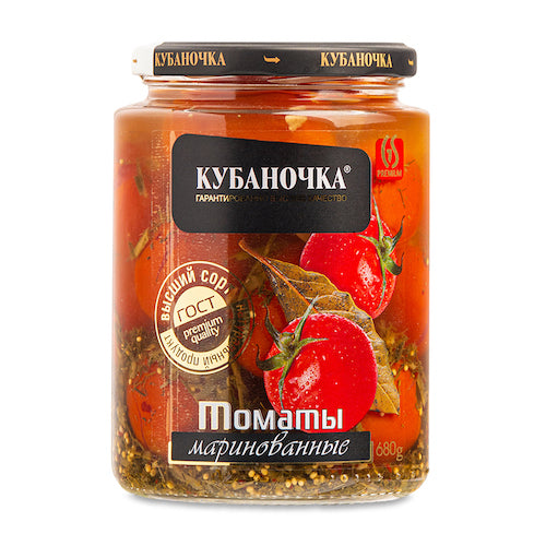 картинка Томаты маринованные, высший сорт "Кубаночка" 720г. – Prostor.ae