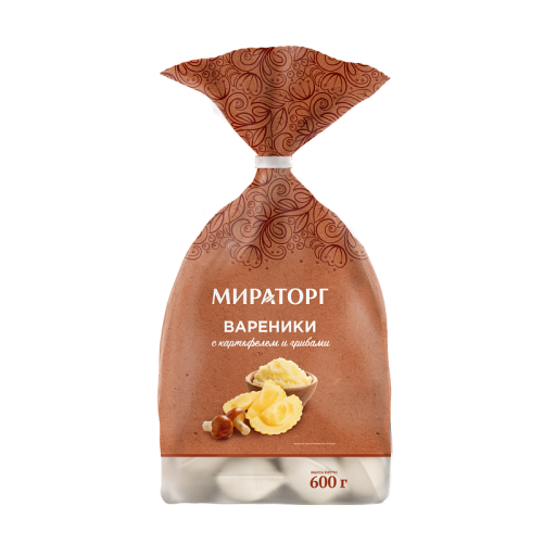 картинка Вареники с картофелем и грибами "Мираторг" 600г – Prostor.ae