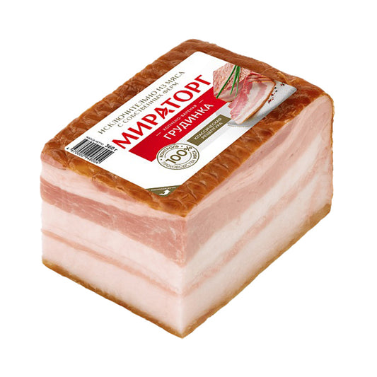 Грудинка "Классическая" варено-копченая. Мираторг 360 г