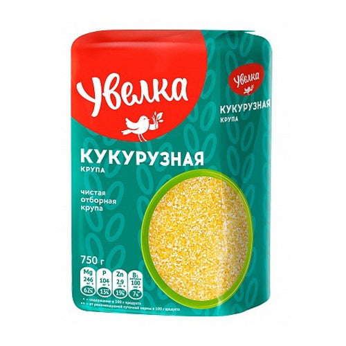 картинка Крупа кукурузная отборная Увелка 750г – Prostor.ae