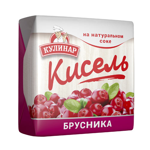картинка Кисель на натуральном соке "Брусника" "Кулинар" 220г – Prostor.ae