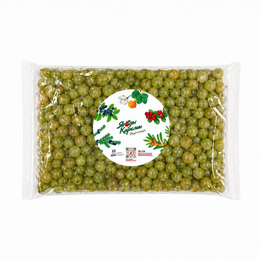 Quick-frozen gooseberries without sugar "Karelian Berries" 2.5 kg