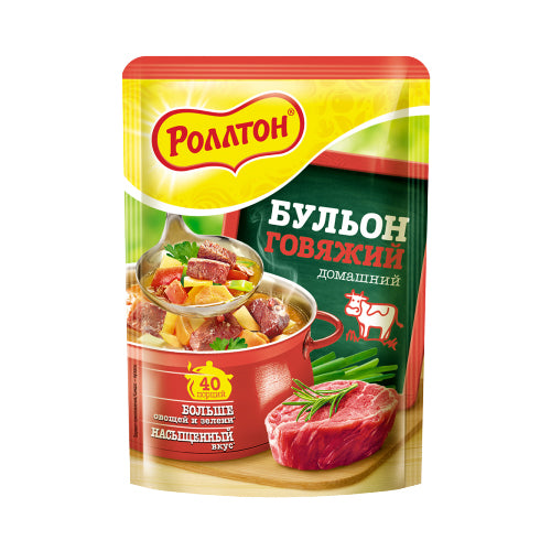 картинка Бульон говяжий домашний &quot;Роллтон&quot; 90г – Prostor.ae