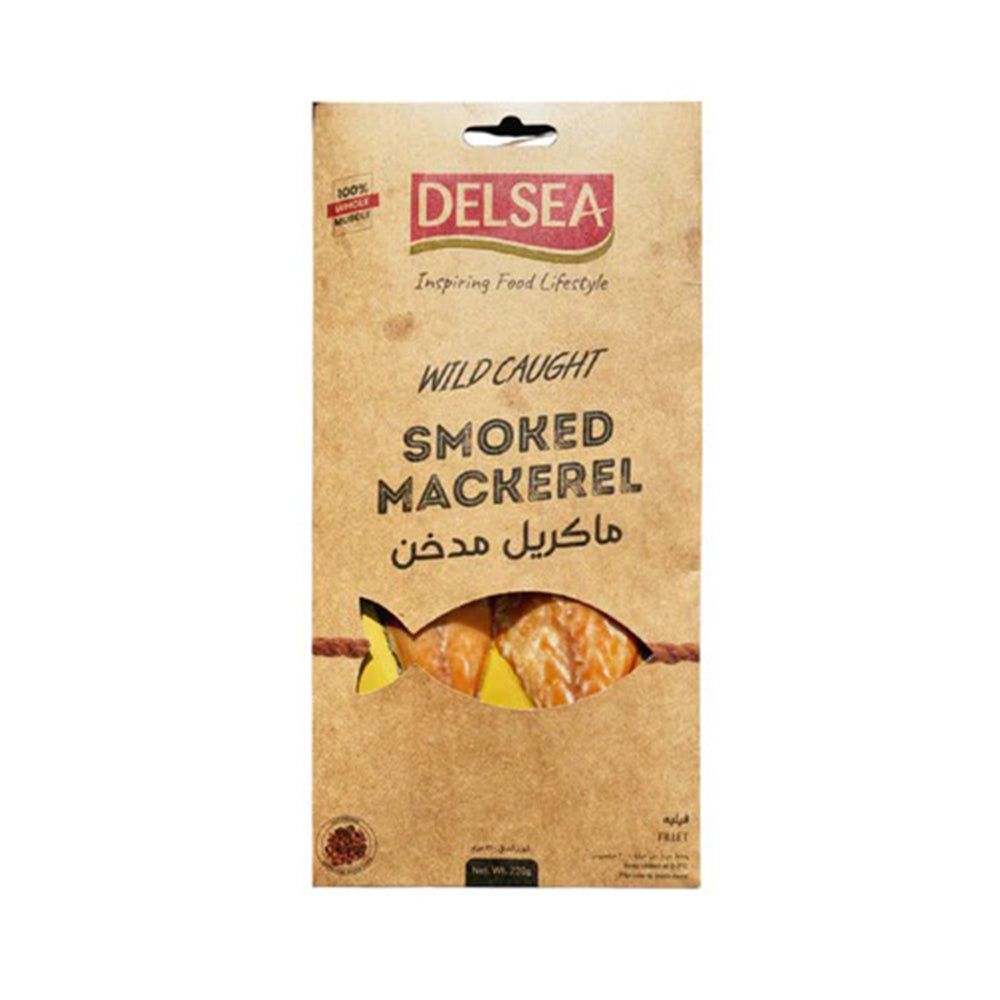 Скумбрия филе горячего копчения Delsea 220г.
