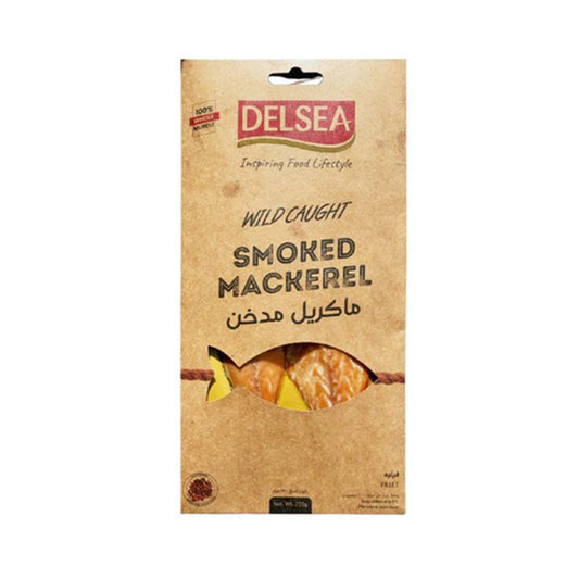 Скумбрия филе горячего копчения Delsea 220г.