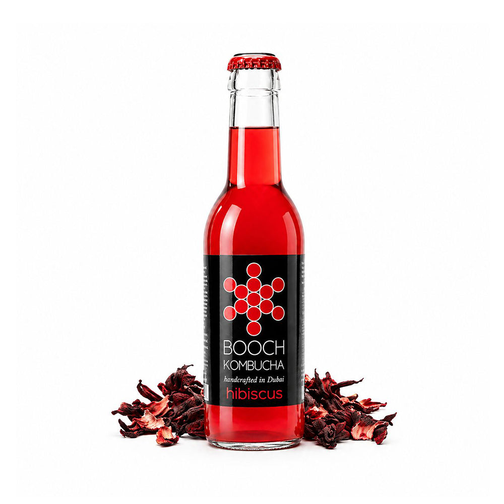 Комбуча со вкусом гибискус Booch 300мл.