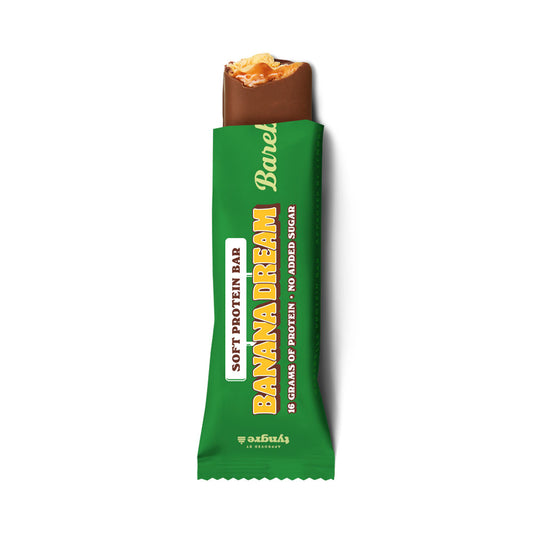 Мягкий шоколадный протеиновый батончик "Банановая мечта". Barebells 55 г