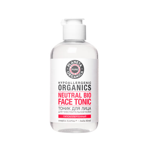 картинка Тоник для лица гипоаллергенный &quot;ТОНУС И СВЕЖЕСТЬ&quot;. На основе органического экстракта молодого бамбука и гиалуроновой кислоты. Planeta Organica 200мл. – Prostor.ae
