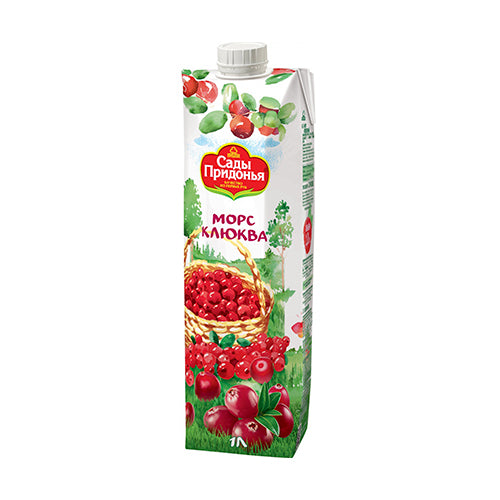 картинка Морс клюквенный. Сады Придонья 1л – Prostor.ae