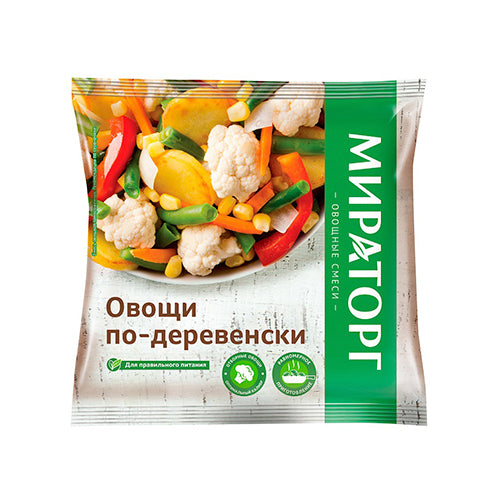 картинка Cмесь "Овощи по-деревенски" замороженная "Мираторг" 400г – Prostor.ae