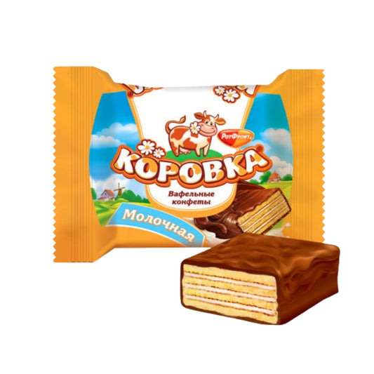 Wafer candies "Molochnaya Korovka" Rot-Front 250g