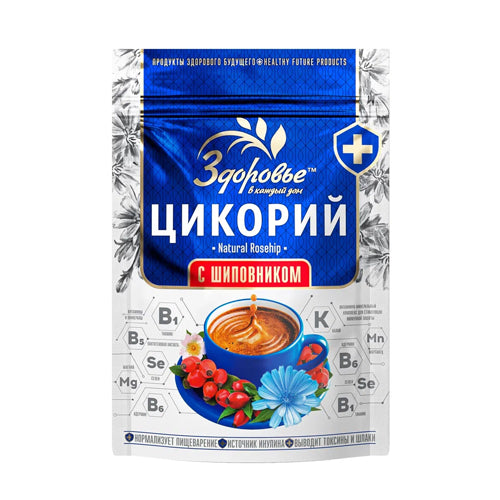 картинка Цикорий "С шиповником" растворимый. Здоровье 85г – Prostor.ae