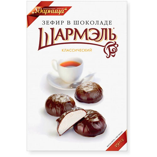 картинка Зефир классический в шоколаде Шармэль 250г – Prostor.ae