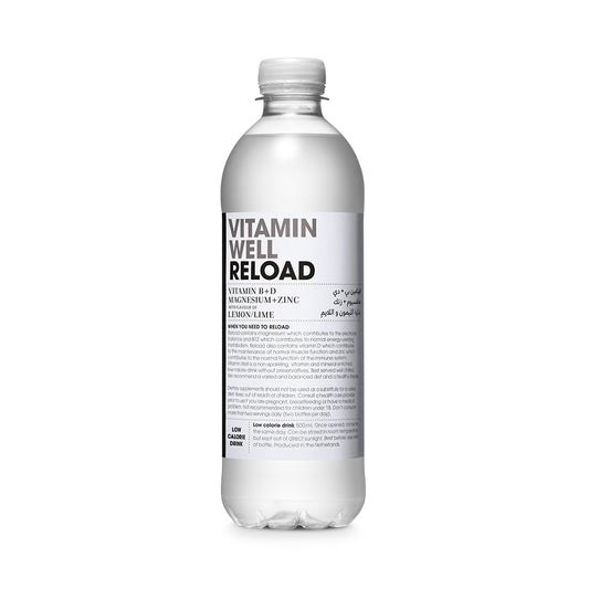 Низкокалорийный напиток негазированный "Reload". Vitamin Well 500 мл