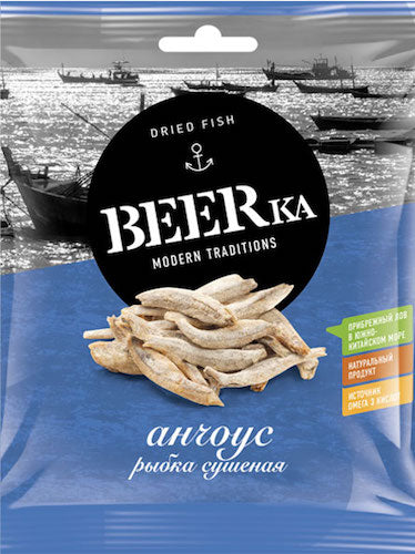 картинка Анчоус сушеный Beerka 25гр – Prostor.ae