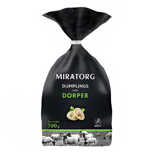 Пельмени из ягнятины "Dorper" Халяль. Мираторг 700 г