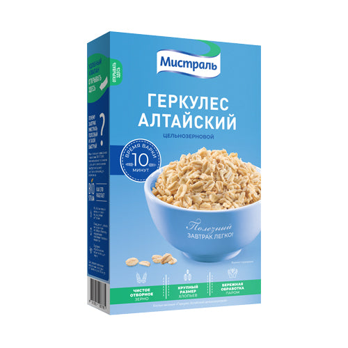 картинка Хлопья Геркулес Алтайский. Мистраль 400г – Prostor.ae