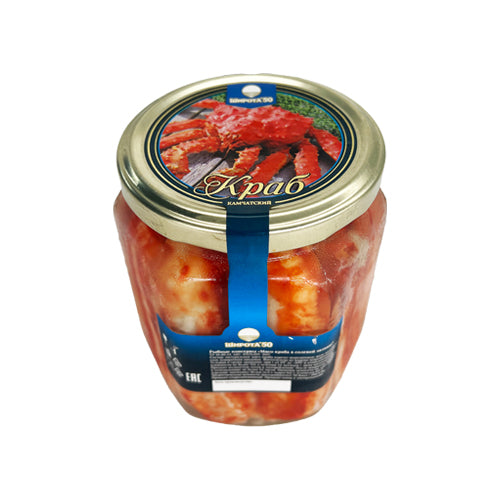 картинка Мясо краба в солевой заливке. "Широта 50" 500г – Prostor.ae