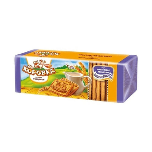 картинка Печенье сахарное "Коровка" с топленым молоком РотФронт 280г – Prostor.ae