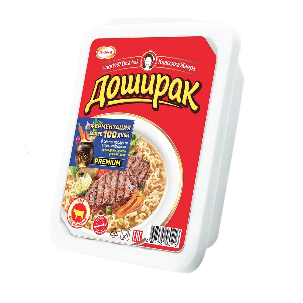 Instant noodles with beef flavor Doshirak 90g.