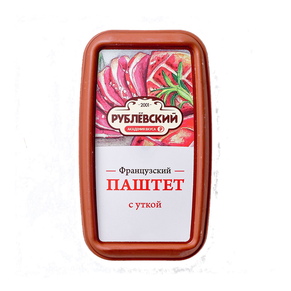 Паштет "Французский" с уткой Рублёвский 175г.