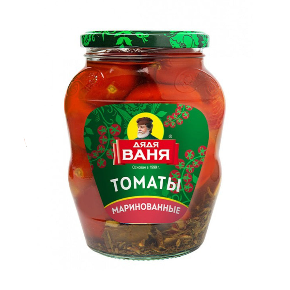 Pickled red tomatoes. Uncle Vanya 680 g