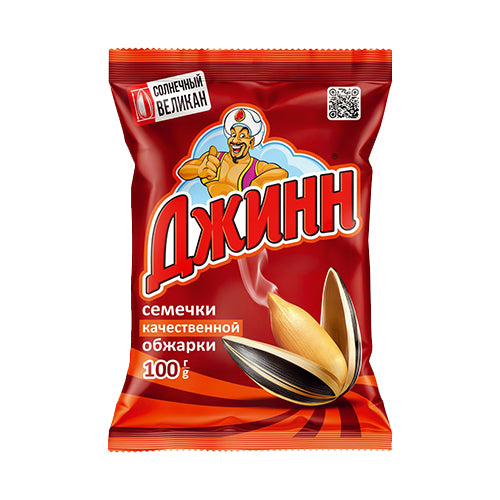 картинка Семечки подсолнечника полосатые жареные. Джинн 100г – Prostor.ae
