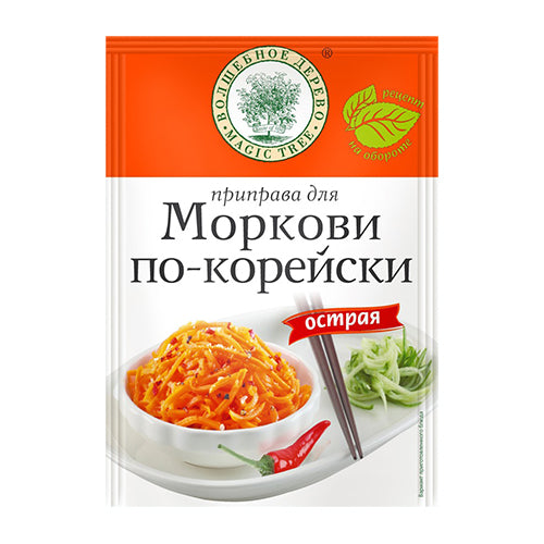картинка Приправа для моркови по-корейски острая "Волшебное дерево" 30г – Prostor.ae