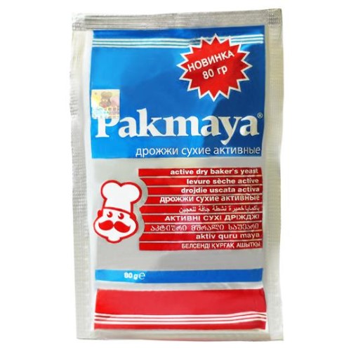картинка Дрожжи сухие активные "Pakmaya" 80г (Турция) – Prostor.ae