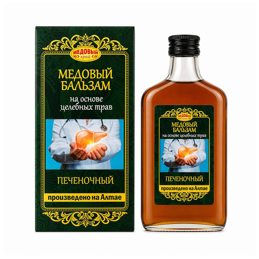 Honey balm "Liver" based on medicinal herbs "Altai Herbs" No. 17. Honey edge 250 ml