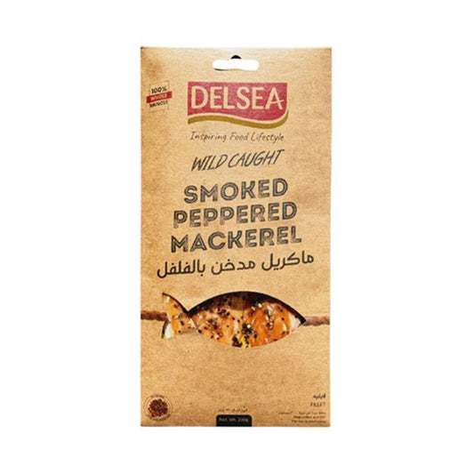 Скумбрия филе перченая горячего копчения Delsea 220г.