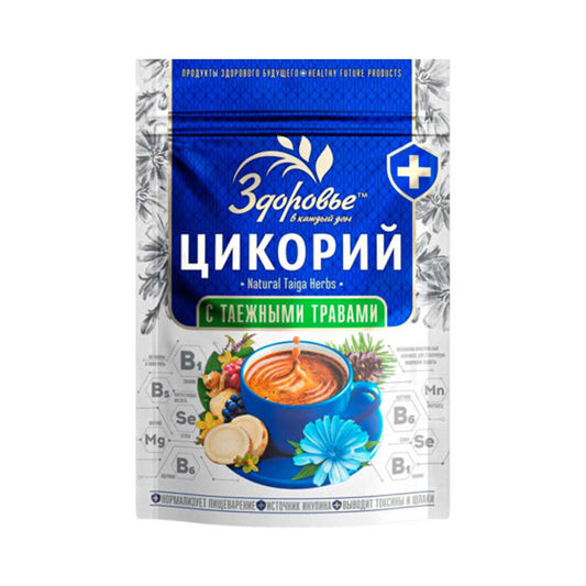 Цикорий "С таежными травами" растворимый. Здоровье 85 г