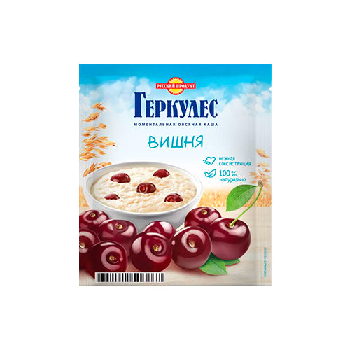 картинка Каша овсяная "Геркулес" со вкусом вишни. Русский продукт 35г – Prostor.ae