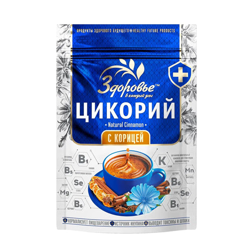 картинка Цикорий "С корицей" растворимый. Здоровье 85г – Prostor.ae