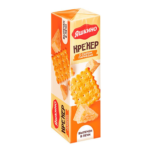 картинка Крекер "С сыром" Яшкино 135г – Prostor.ae