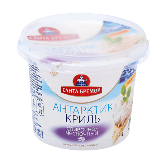 картинка Паста из морепродуктов "Антарктический криль" сливочно-чесночная Санта Бремор 150г – Prostor.ae