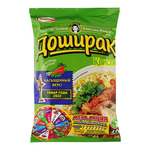 картинка Лапша быстрого приготовления со вкусом курицы "Квисти" Доширак 70г – Prostor.ae