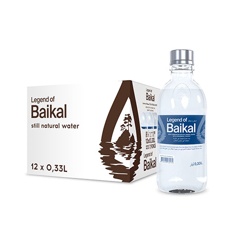 картинка Минеральная вода негазированная. Legend of Baikal, стекло (упаковка) 12*330мл – Prostor.ae