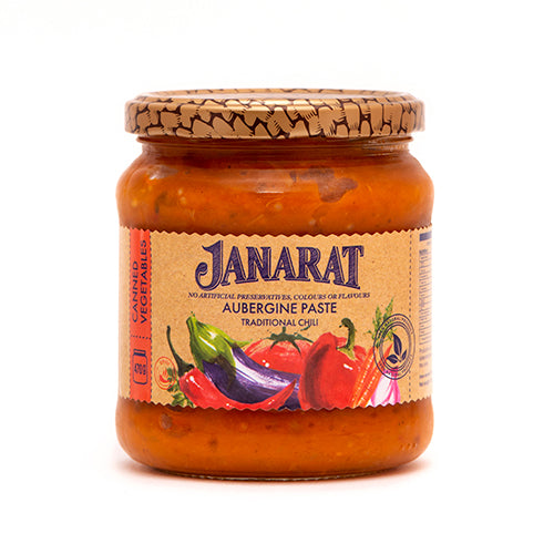 картинка Икра баклажановая по-домашнему с перцем чили "Janarat" (Армения) 470гр – Prostor.ae