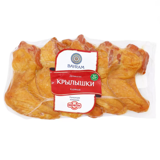 картинка Куриные крылышки копченые Халяль "Rozmetov" (Узбекистан) ~420г – Prostor.ae