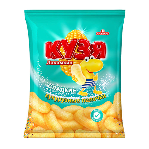 картинка Кукурузные палочки с сахарной пудрой "Кузя" 140г – Prostor.ae