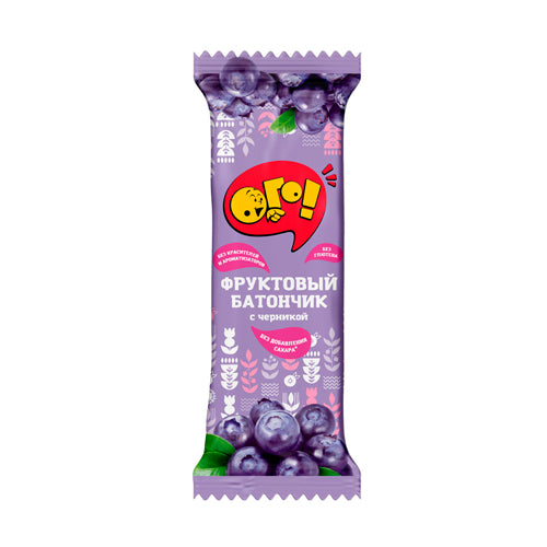картинка Фруктовый батончик с черникой. ОГО 30г – Prostor.ae