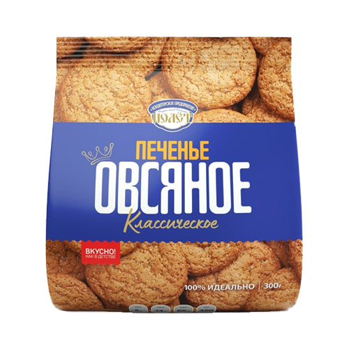 картинка Печенье овсяное классическое Полёт 300г – Prostor.ae