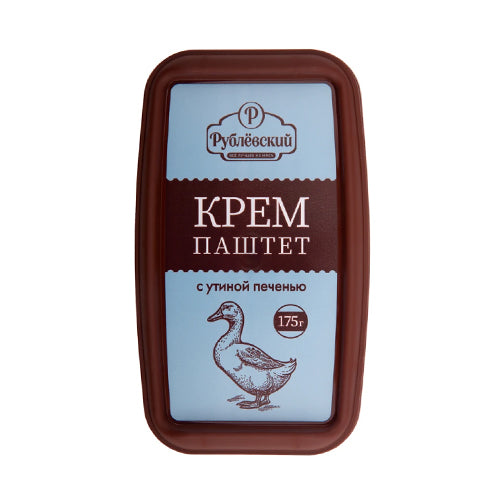 картинка Крем паштет с утиной печенью. &quot;Рублёвский&quot; 175г – Prostor.ae