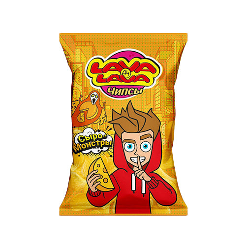 картинка Чипсы картофельные со вкусом сыра. Lava Lava 50г – Prostor.ae