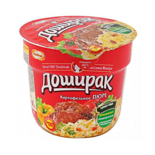 картинка Картофельное пюре быстрого приготовления со вкусом говядины "Доширак" 40г – Prostor.ae